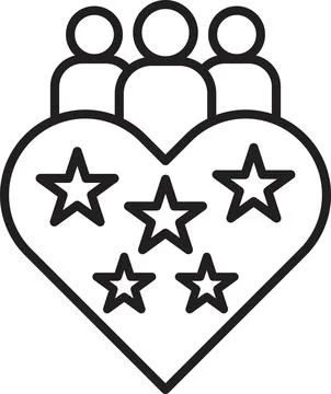 Customer satisfaction icon vector Stock Illustration