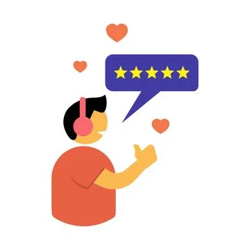 Customer Satisfaction Illustration Stock Illustration