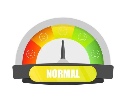 Customer Satisfaction Meter, Emoticon Indicators Stock Illustration