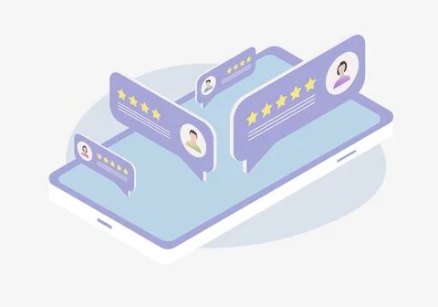 Customer Satisfaction Rating - CSAT concept. Net Promoter Score - NPS, Customer Stock Illustration