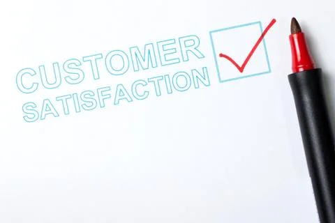 Customer satisfaction survey Stock Photos