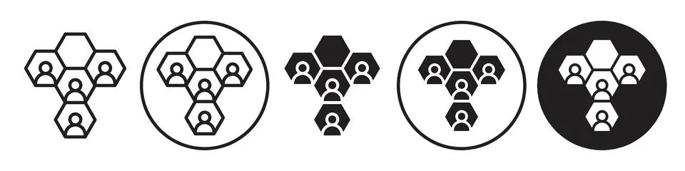 Customer Segment Icon vector set collection for web Stock Illustration