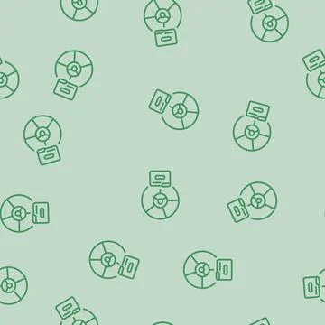 Customer segmentation technical sales engineer line seamless pattern 스톡 일러스트