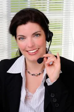 Customer service agent Stock Photos