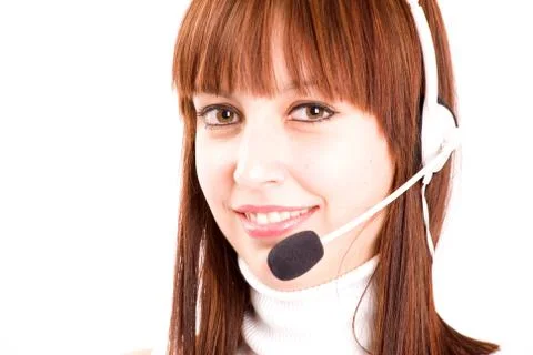 Customer service agent Stock Photos