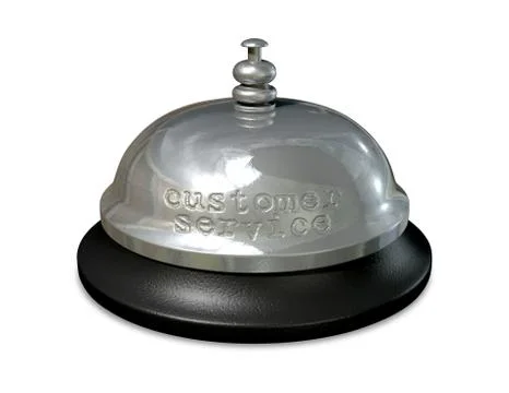 Customer service bell Stock Illustration