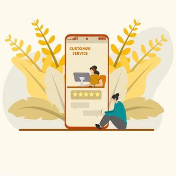 Customer service concept Stock Illustration