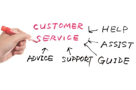 Customer service concept Stock Photos
