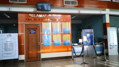 Customer service counter Stock Footage 105023055