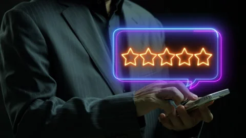 Customer service evaluation concept Stock Footage 281491061