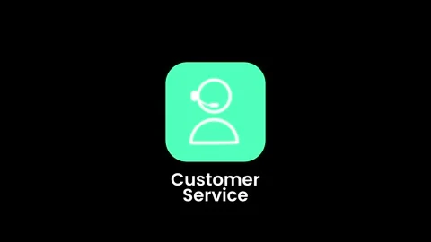 Customer Service Icon Stock Footage 334463139