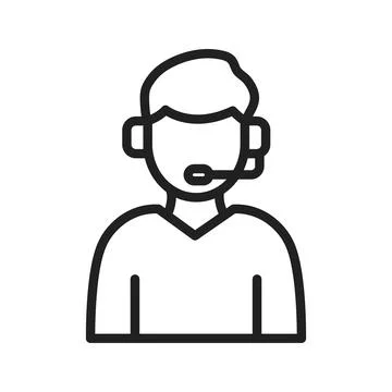 Customer Service icon vector image. Stock Illustration