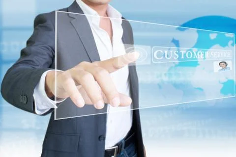 Customer Service Stock Illustration