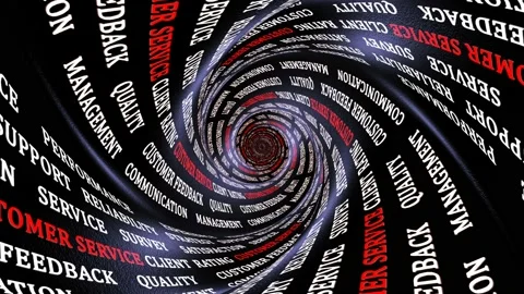 CUSTOMER SERVICE Keywords Animation, Background, Loop Stock-Footage 237386246