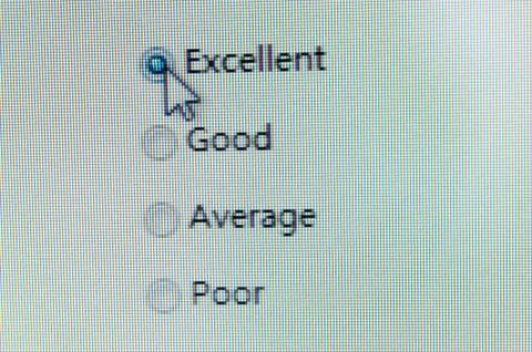 Customer service rating Stock-Fotos