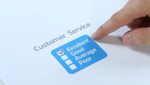 Customer service survey 스톡 동영상 7752332