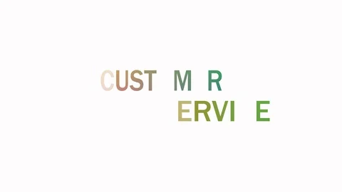 Customer Service word cloud concept on g... | Stock Video | Pond5