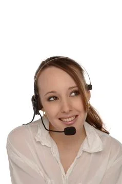 Customer Services Operator 2 Foto stock