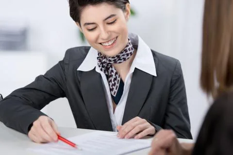 Customer services representative Stock Photos