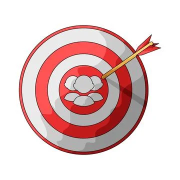 Customer strategy illustration Stock Illustration