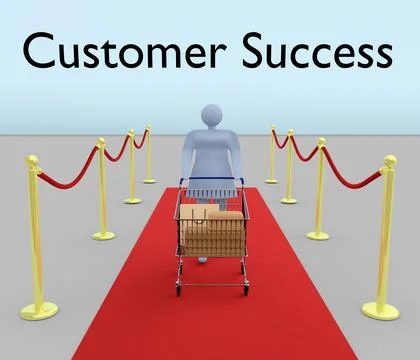 Customer Success concept Иллюстрация