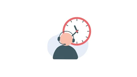 Customer Support . 247 Helpdesk, Online Support Concept Animation Stock Footage 333841613
