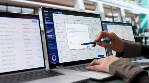 Customer Support Agent Resolves Help Desk Issues Stock Footage 343888361