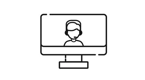 Customer support and help desk icon イラスト素材