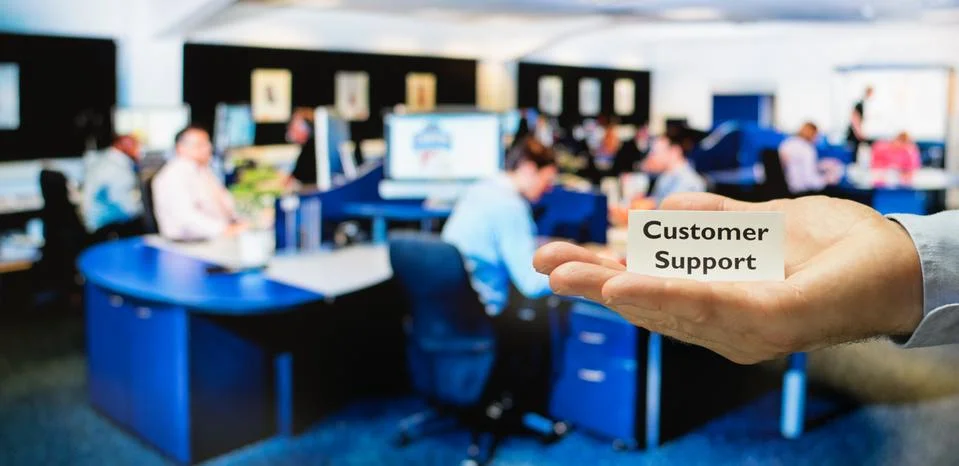 Customer support center Stock Photos
