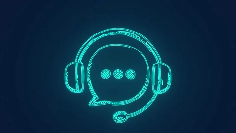 Customer support chat system technology animation Stock Footage 272315843