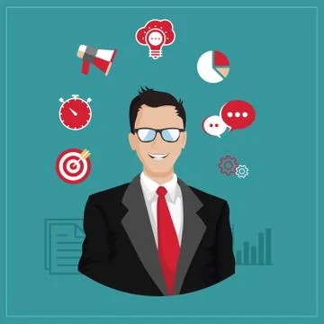 Customer Support Concept Stock Illustration