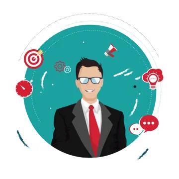 Customer Support Concept 스톡 일러스트