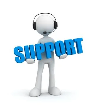 Customer support concept illustration Stock Illustration