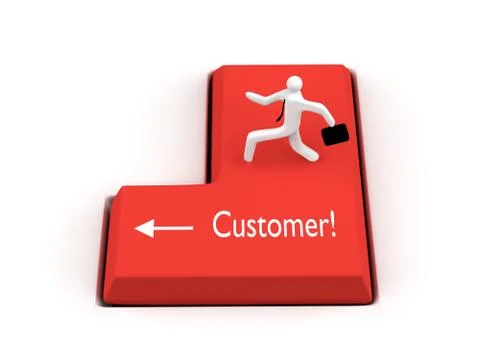 Customer support concept Foto stock