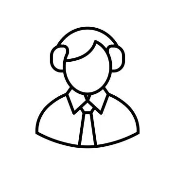 Customer support icon design template isolated illustration Stock Illustration