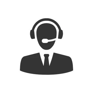 Customer Support Icon Stock Illustration