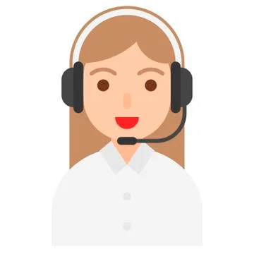 Customer support icon, profession and job vector illustration Stock Illustration