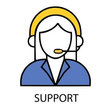 Customer support icon vector illustration Stock Illustration