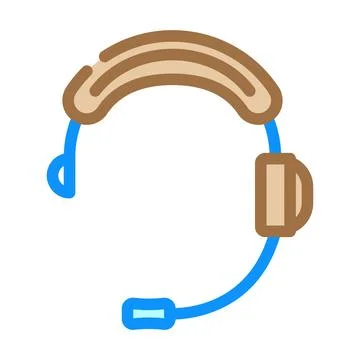 Customer support information color icon vector illustration Stock Illustration