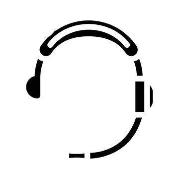 Customer support information glyph icon vector illustration Stock Illustration