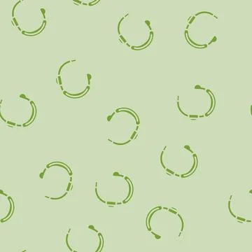 Customer support information glyph vector seamless pattern Stock Illustration