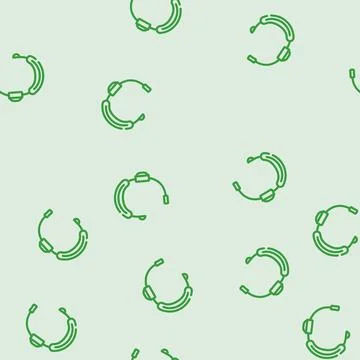 Customer support information line vector seamless pattern 스톡 일러스트