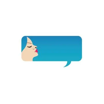 Customer support logo for ecommerce business- Agent for FAQ  Stock Illustration