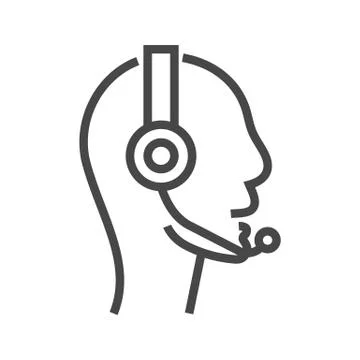 Customer Support Manager Stock Illustration