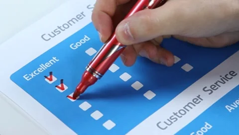 Customer support rating Stock Footage 7752338