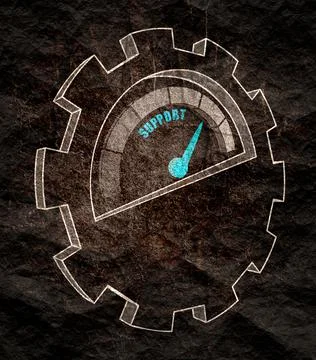 Customer support rating Stock Illustration