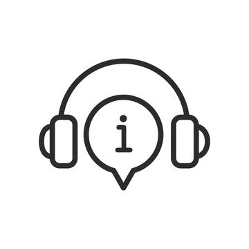 Customer support remote icon Stock Illustration