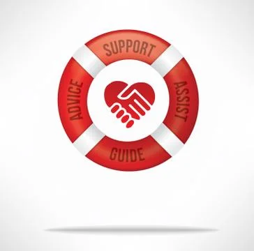 Customer Support Service Care Stock Illustration