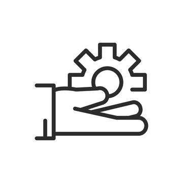 Customer support technical icon Stock Illustration