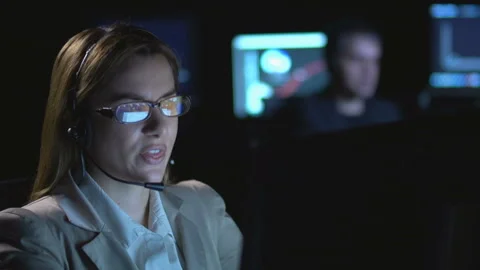 Customer Support Workers Stock Footage 210227595